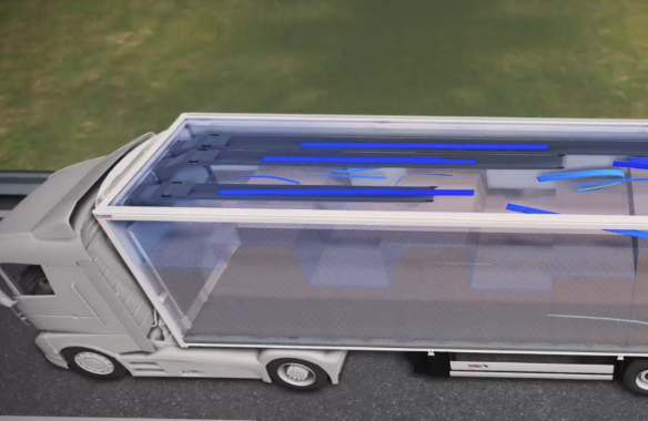 Primärströmung im Trailer